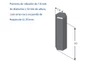 Corpo Vibrador Imersão Portátil Com Motor Mono 220V 50/60Hz 1000W Sem Mangote Menegotti