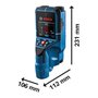 Detector de Materiais Bosch D-TECT 200