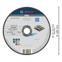 Disco Corte 7" 180x3,0X22,2 Std Metal 2608619739 Bosch