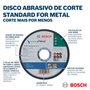 Disco de Corte Standard 115x1mm Reto 2608619383 Bosch