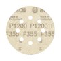 Disco de Lixa Velcro Bosch PRO F355 125mm Grão 1200 com 5 Unidades