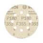 Disco de Lixa Velcro Bosch PRO F355 125mm Grão 180 com 5 Unidades