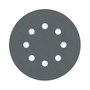Disco de Lixa Velcro Bosch PRO F355 125mm Grão 600 com 5 Unidades