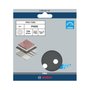 Disco de lixa Velcro Bosch PRO F355 125mm Grão 400 com 5 unidades