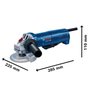 Esmerilhadeira 5" Bosch 900W 220V GWS 9-125P