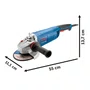 Esmerilhadeira 7" 2800W 220V GWS 28-180 06018F50E0 Bosch