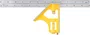 Esquadro Combinado 12" – Vonder