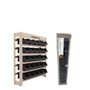 Estante Gaveteiro Organizador Kit 25 Gavetas N3 Preta Presto