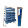Estante Gaveteiro Organizador Kit 49 Gavetas Mistas N3/5/7 Azul Presto