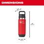 Garrafa Térmica 709ml Vermelha 48-22-8396R Milwaukee