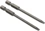 Jogo de Bits Fenda 1/4" x 75 mm com 2 Peças 3538075004 – Vonder