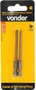 Jogo de Bits Fenda 1/4" x 75 mm com 2 Peças 3538075004 – Vonder