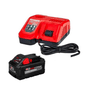 Kit 1 Bateria 18V 8Ah Ions De Litio + Carregador Rápido 48-4059 Milwaukee
