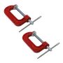 Kit 2 Grampos Sargento De Fixação Tipo C N. 3 3286 Metalcava