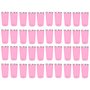 Kit 40 Copos Térmicos Aço Inox 420ML Rosa p/ Água Cerveja Café - Quente e Frio