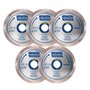 Kit 5 Discos Diamantados Lisos 110x20mm IW13891 Irwin