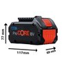 Kit 2 Baterias de Íons de Lítio 18V 8Ah ProCORE e Carregador Rápido GAL 18V-80 Bosch