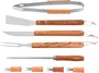 Kit Churrasco 10 Peças Aço Inox com Estojo Vonder
