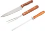 Kit Churrasco 4 Peças Aço Inox com Maleta Vonder