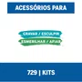 Kit De Acessórios 11 peças Para Gravar Esculpir e Esmerilhar 729 Dremel
