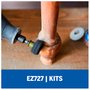 Kit De Acessórios 18 peças Para Esmerilhar e Lixar EZ727 Dremel