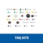Kit de Acessórios Dremel com 52 Peças para Micro Retífica