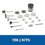 Kit Dremel EZ Lock EZ726 com 8 Peças para Lixar e Polir