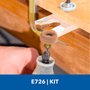 Kit Dremel EZ Lock EZ726 com 8 Peças para Lixar e Polir