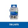 Kit De Acessórios 735 Dremel 9 Peças Para Vidro e Pedra