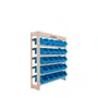 Kit Estante Gaveteiro Organizador Com 25 Gavetas N3 Azul Presto