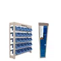 Kit Estante Gaveteiro Organizador Com 25 Gavetas N3 Azul Presto
