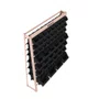 Kit Estante Gaveteiro Organizador Com 49 Gavetas Mistas N3/5/7 Preta Presto