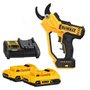 Kit Tesoura de Poda DCPR320B + 2 Baterias 2Ah + Carregador DeWalt