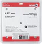 Lâmina Serra Circular Vídea 235 x 25 mm 24 Dentes Modelo 954 Vonder