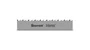 Lâmina Serra Fita Intenss 19 x 0,90 x 8 a 12 Dentes IT19X8-12/S-2,36 Starrett
