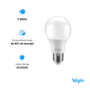 Lâmpada Led Bulbo A60 9W Bivolt 6500K Elgin