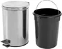 Lixeira Redonda 12L Inox Vonder