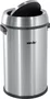 LIXEIRA REDONDA 65L INOX C/TAMPA BASC VD
