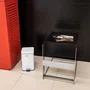 Lixeira Retangular 12L Branca Vonder