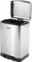 Lixeira Retangular 12L Aço Inox com Pedal Vonder