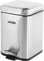 Lixeira Retangular 3L Inox Vonder