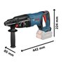 Martelete Combinado SDS-PLUS 18V 2,5J GBH 18V-26 D Sem Bateria Bosch
