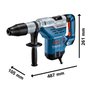 Martelete Demolidor Bosch GBH 5-40 Dce 220V Em Maleta