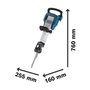 Martelete Rompedor Hex. 28MM Bosch 1750W 220V 41,0J GSH 16-28