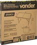 Mesa Plástica Dobrável Retangular 120 cm Branca – Vonder