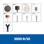 Micro Retífica Dremel 3000 com 10 Acessórios 127V