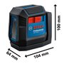 Nível a Laser Bosch 12M GLL 12-22 com Suporte Giratório