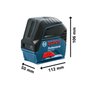 Nível a Laser Bosch 15M GCL 2-15 com Suporte Rotativo