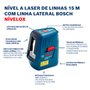 Nível a Laser Bosch 15M GLL 3X NIVELOX com Tripé