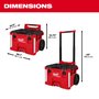Packout Caixa Com Rodinhas E Suporte 48-22-8427 Milwaukee